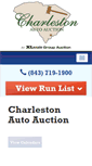 Mobile Screenshot of charlestonautoauction.com